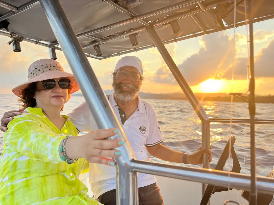 Sunset Private Boat Charter, Port Blair